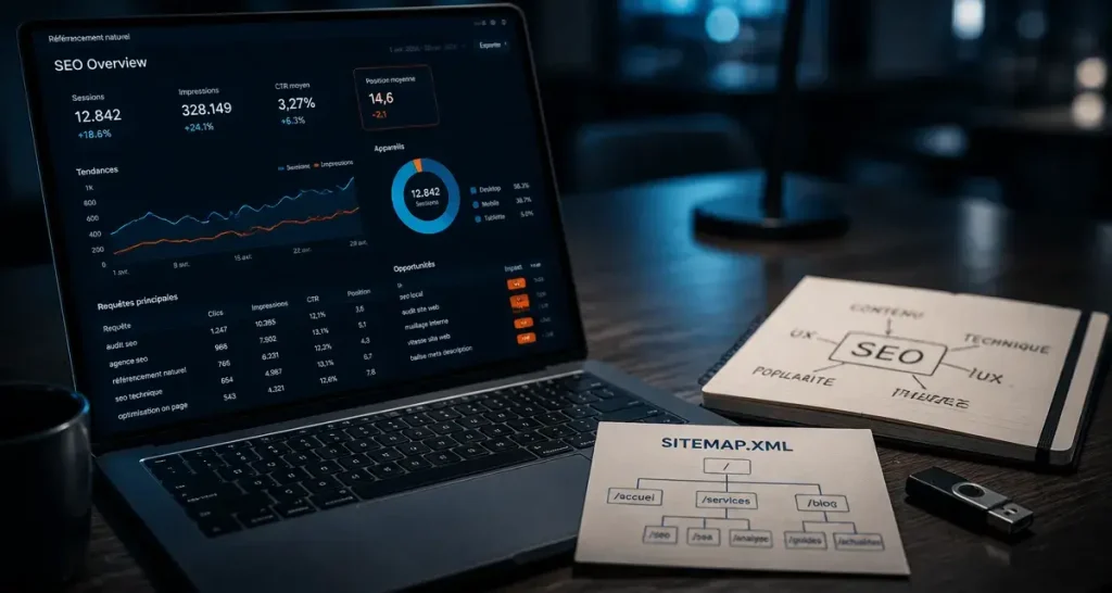 referencement naturel seo : 3 piliers SEO sans budget publicitaire