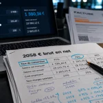 2058 brut en net : simulateur paie et taux selon statut
