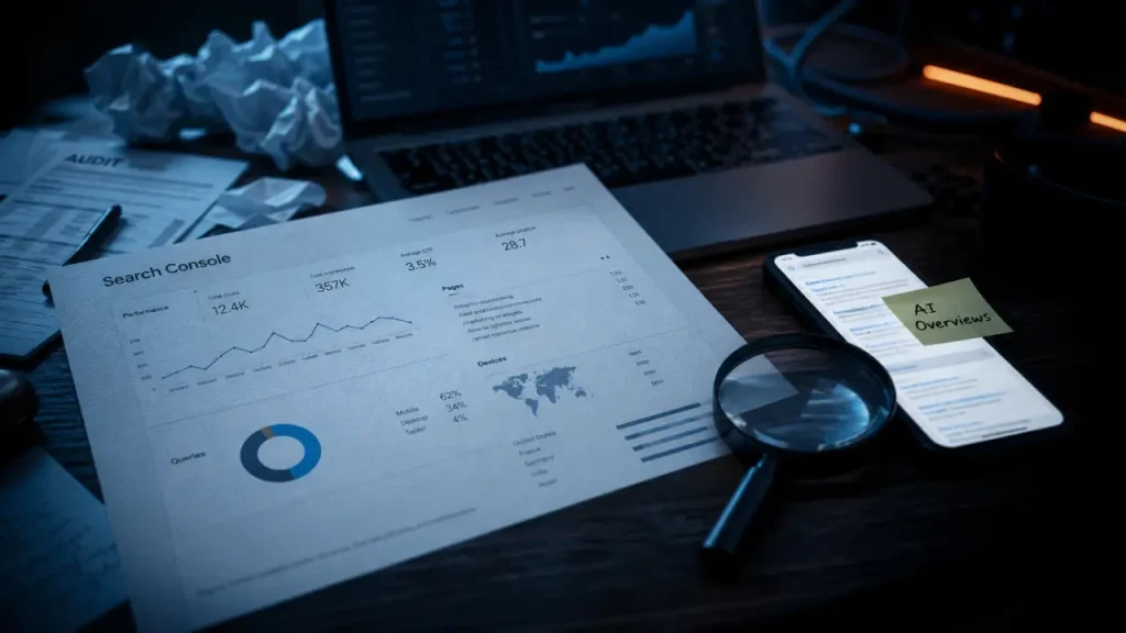 Core Updates, AI Overviews et Search Console : ce qui fait vraiment bouger l’actu SEO