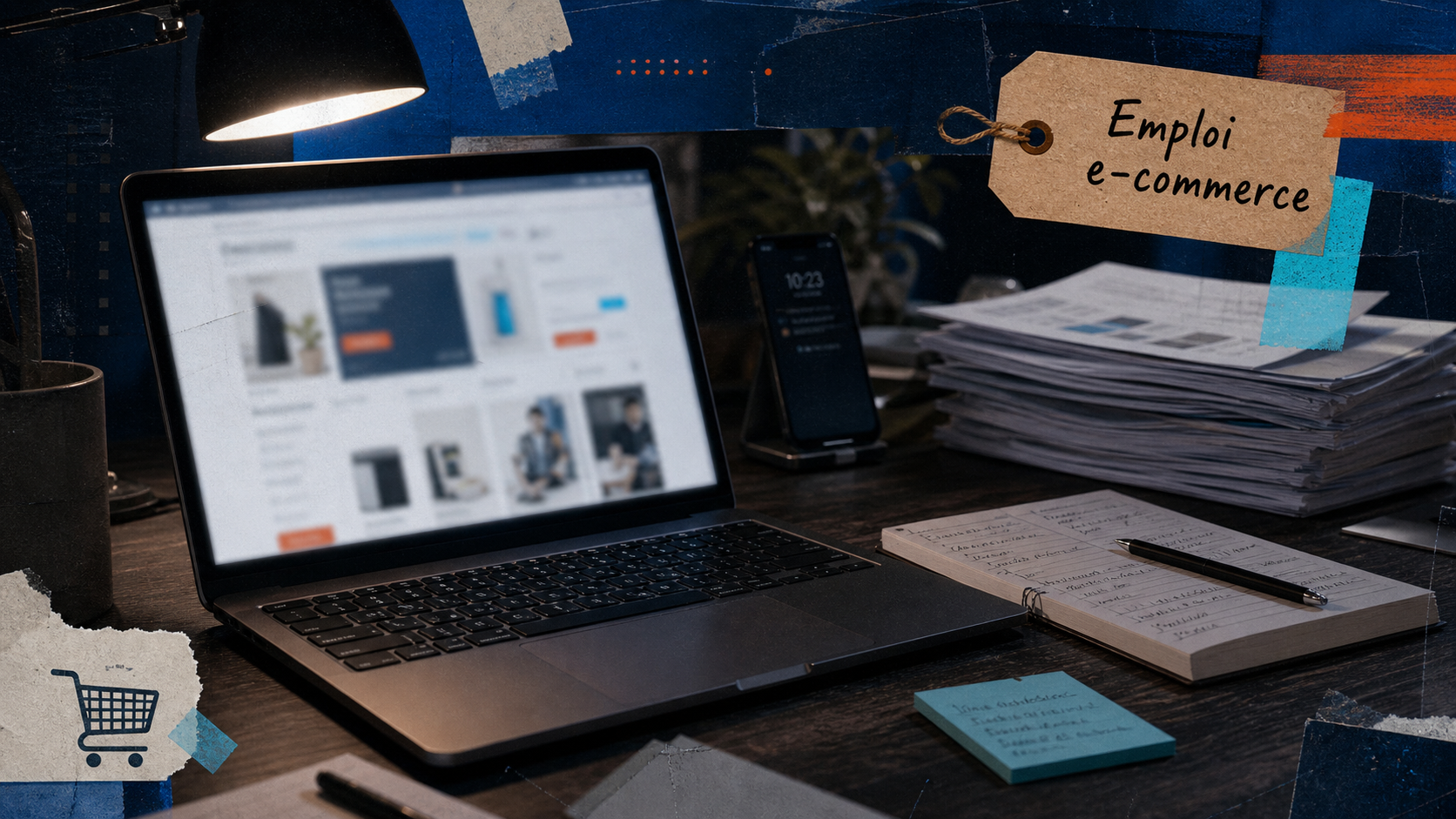 Emploi e commerce : bureau et recrutement métiers e-commerce