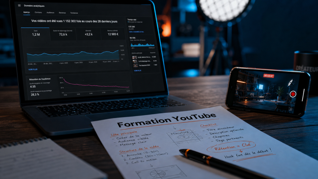 Formation sur YouTube : choisir un programme rentable, analyse et vidéo