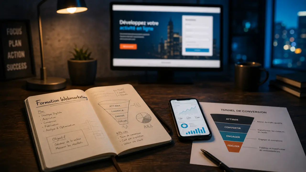 Formation webmarketing CPF : certification modules