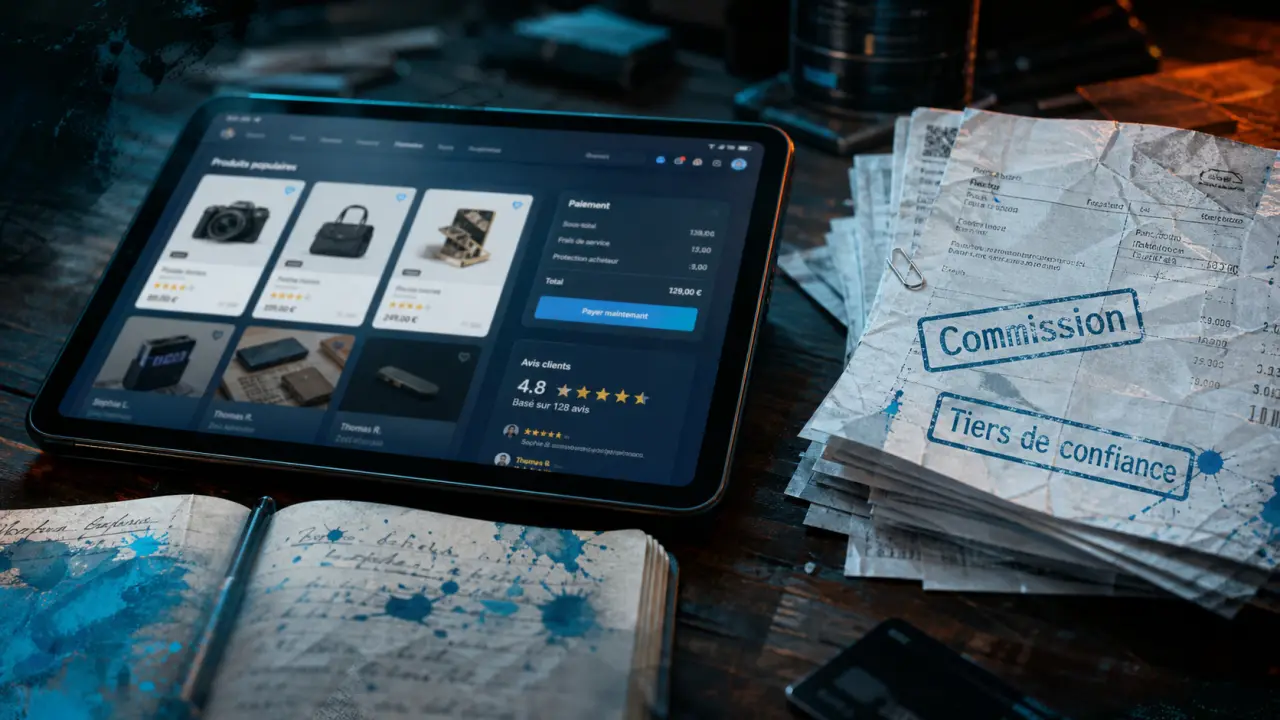 Marketplace définition : interface de marketplace, commission et confiance