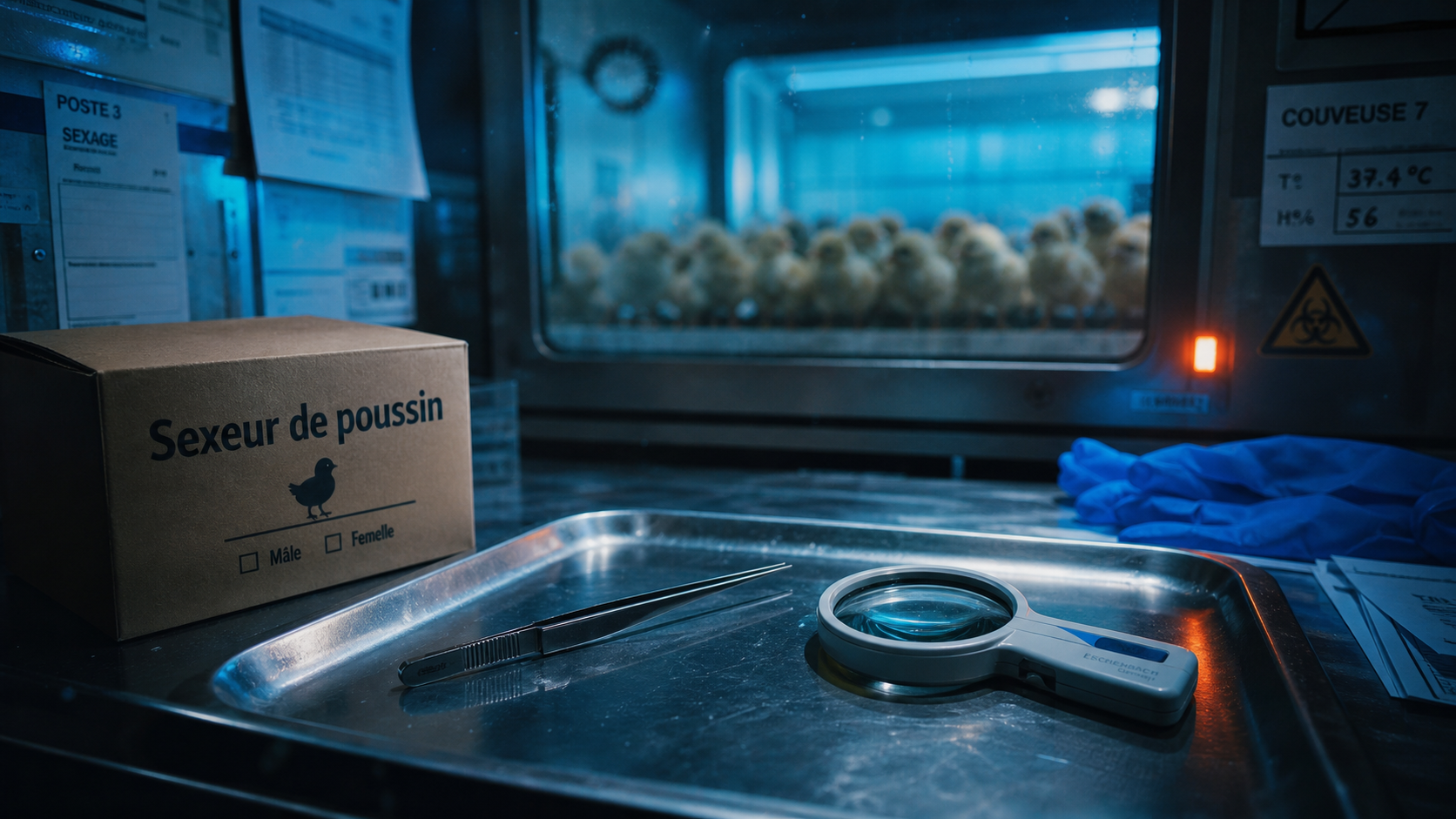 Sexeur de poussins, métier peu connu bien payé : jusqu’à 4 500 €/mois