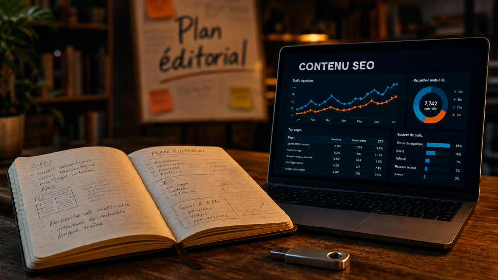 Stratégie de contenu SEO : augmenter le trafic organique de 30 % sans publier à l’aveugle