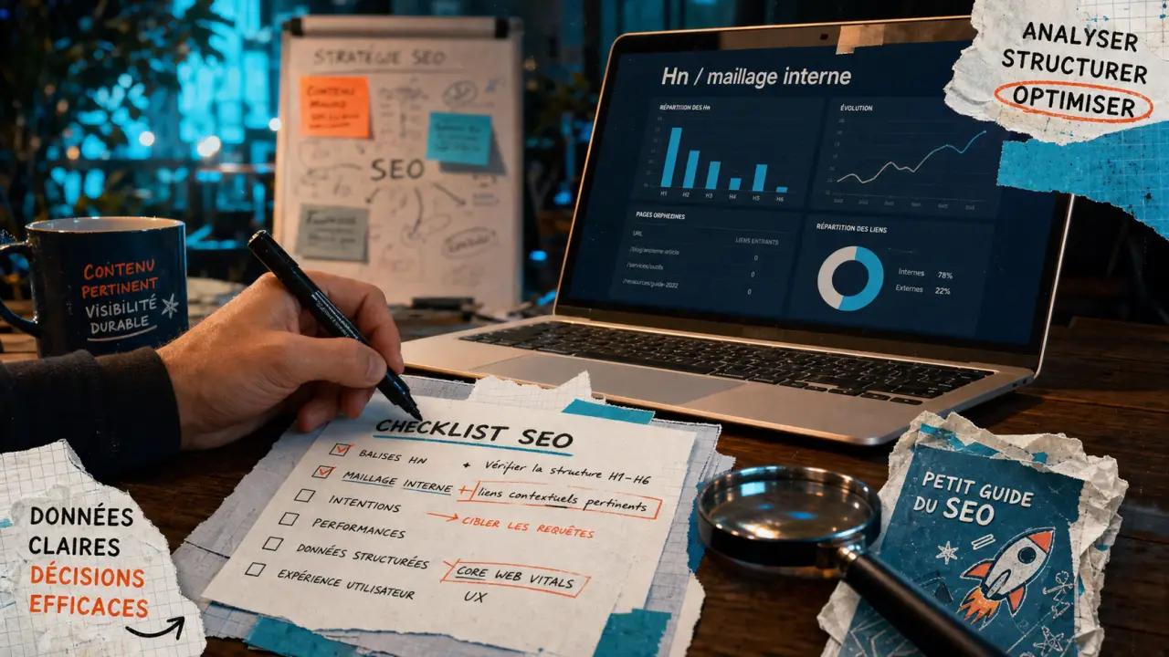 Article de blog seo : checklist Hn et erreurs SEO