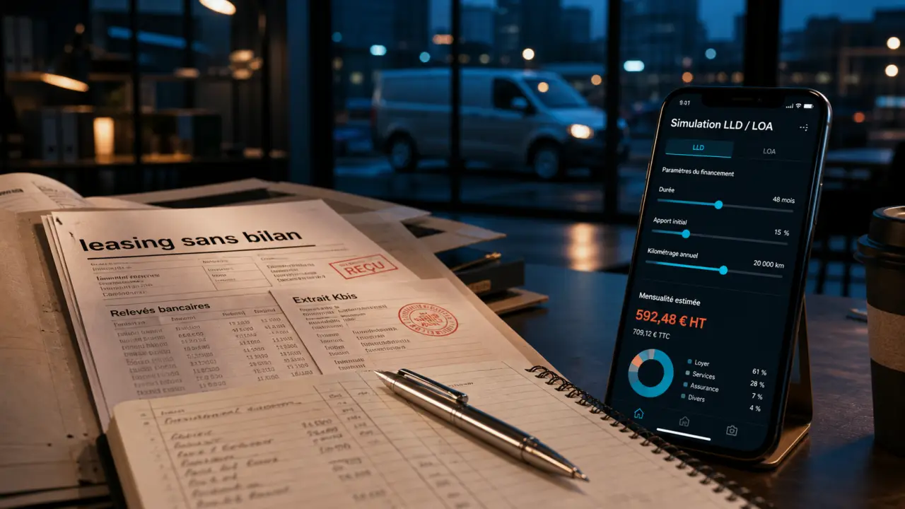 Leasing société sans bilan pour financer un véhicule professionnel