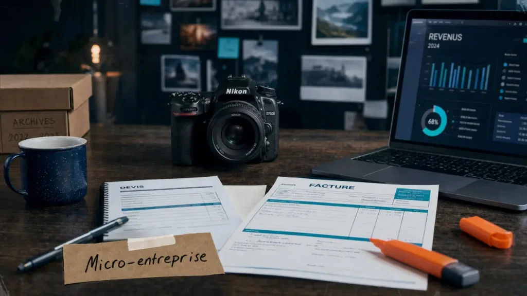 Photographe et auto-entrepreneur : le bon cadre pour l’illustration, les cas à part pour l’auteur et la presse
