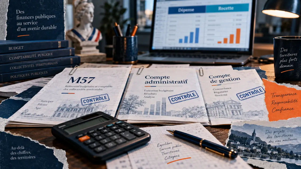 Comptabilité publique : documents M57 et compte administratif et de gestion
