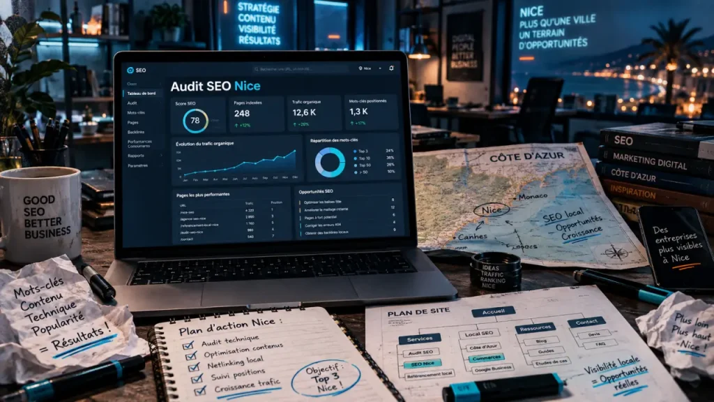 Consultant SEO à Nice : transformez la visibilité locale en demandes qualifiées