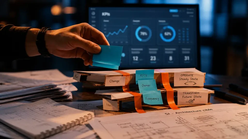 Stratégie IT : aligner les objectifs métiers, prioriser la feuille de route et piloter la valeur