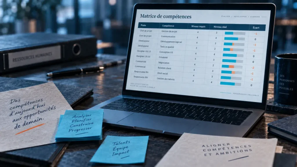 Tableau Excel GPEC : structurez les compétences et pilotez les écarts