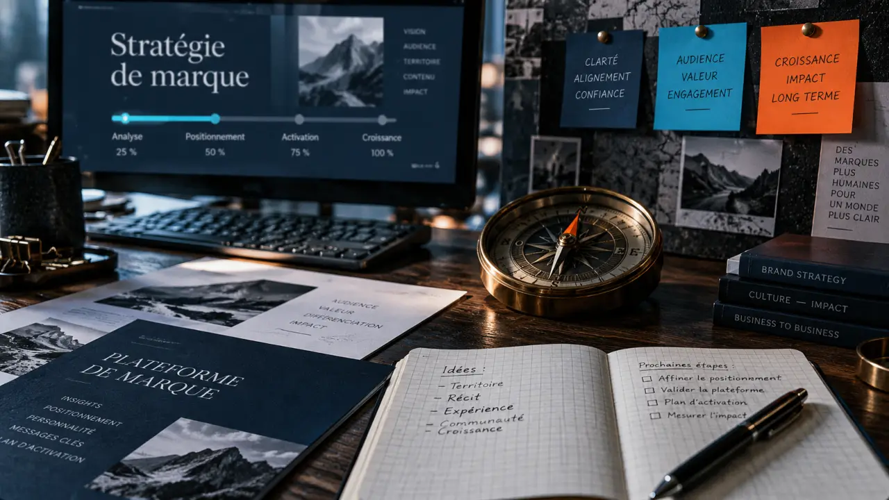 branding def : stratégie de marque B2B, plan et progression