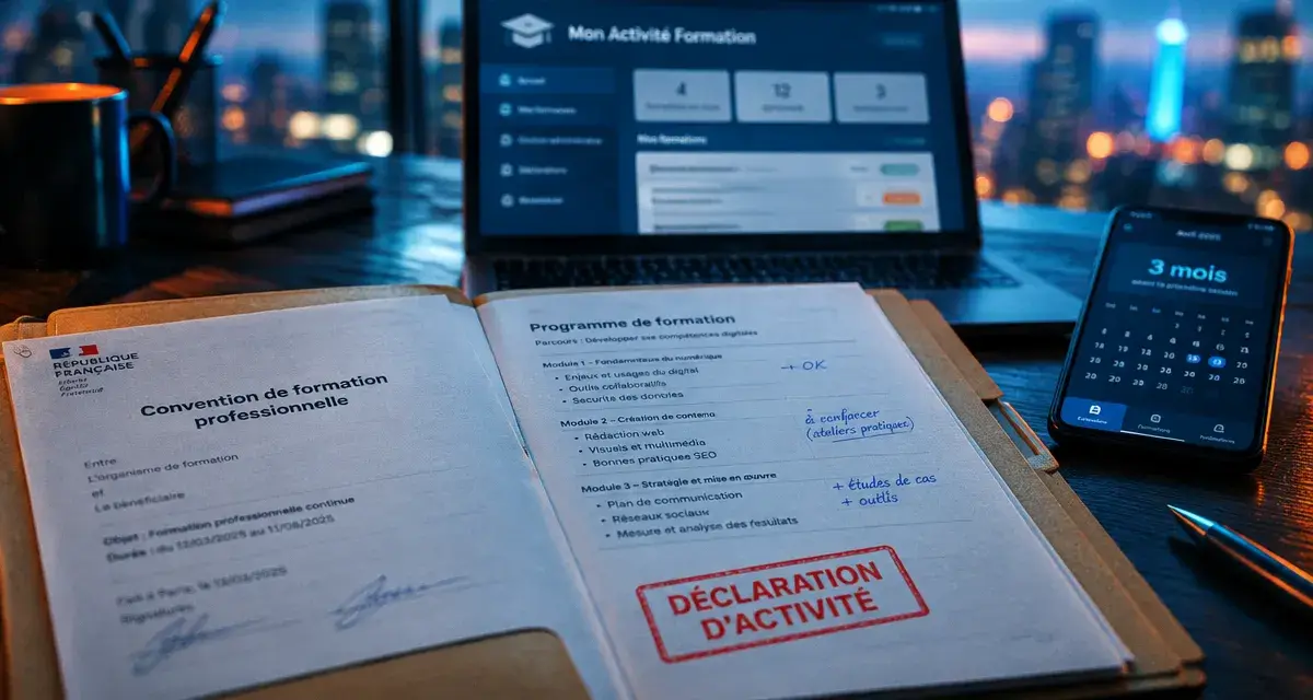 Comment devenir organisme de formation : dossier déclaration d’activité et NDA