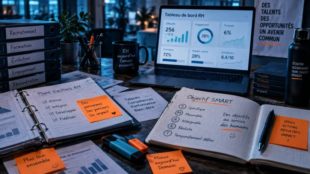 Les objectifs RH alignent les talents, les pratiques et la stratégie de l’entreprise